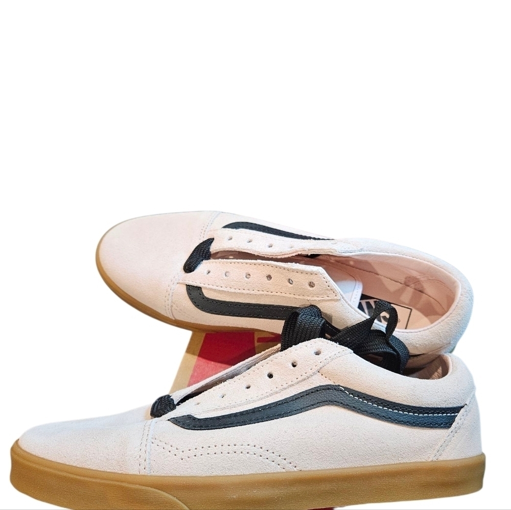 Vans Old Skool Lowpro Suede Peach Blush Sneaker NEW - Picture 7 of 7